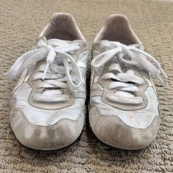 Onitsuka Tiger by Asics White and Green Sneakers - Picture 3 of 7